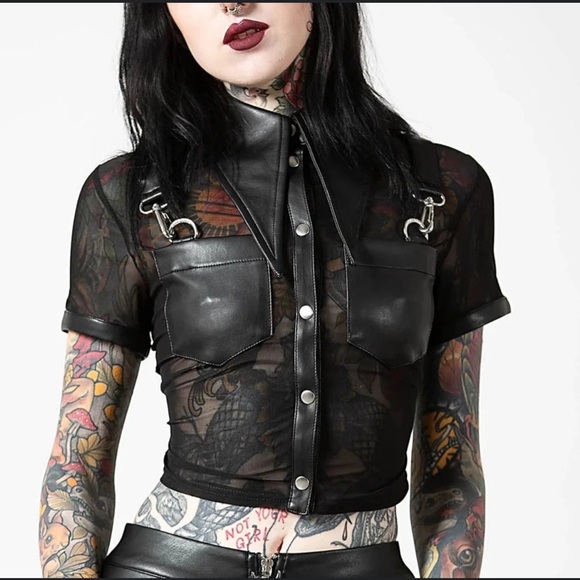 Dark halo crop top - Picture 2 of 6